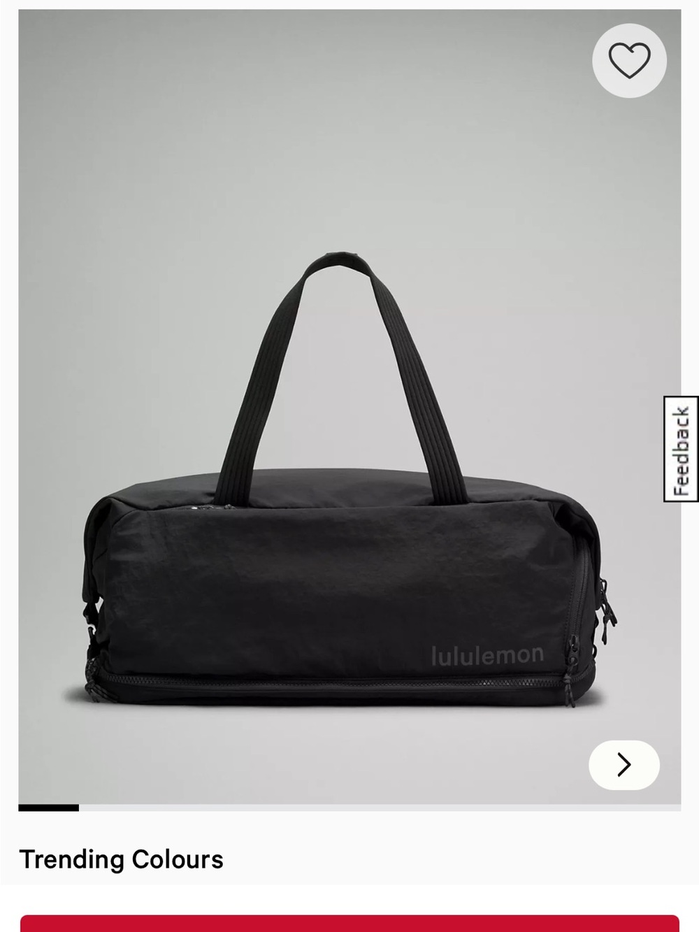 LULULEMON 3 in 1 GYM DUFFLE BAG 30L